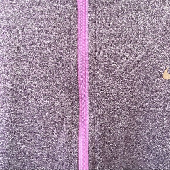 Nike Purple Dri-Fit Double Zip Activewear Running Jacket - Picture 7 of 10
